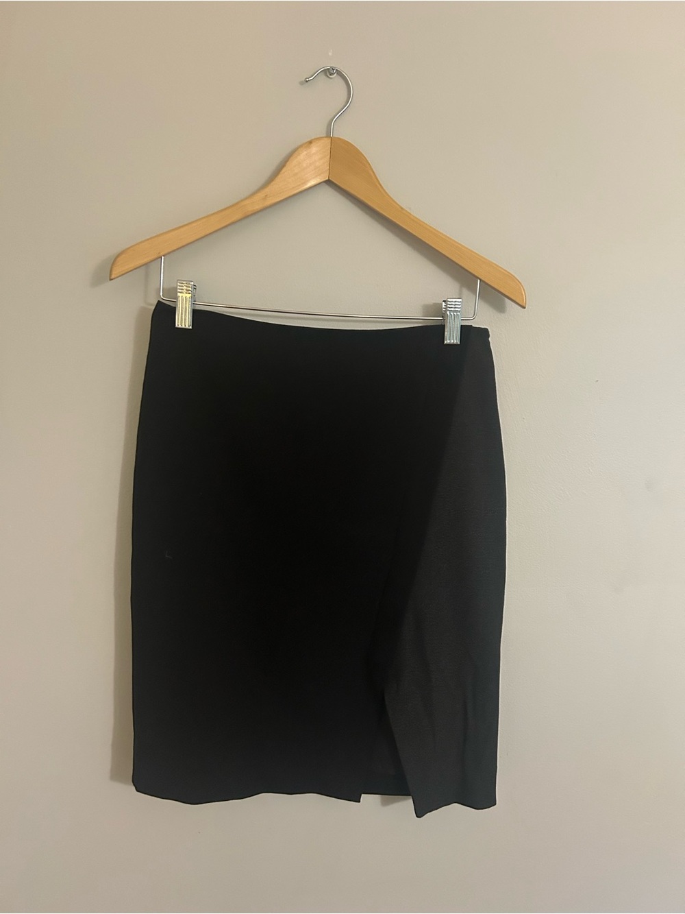 The Limited Black Pencil Skirt with Front Slit